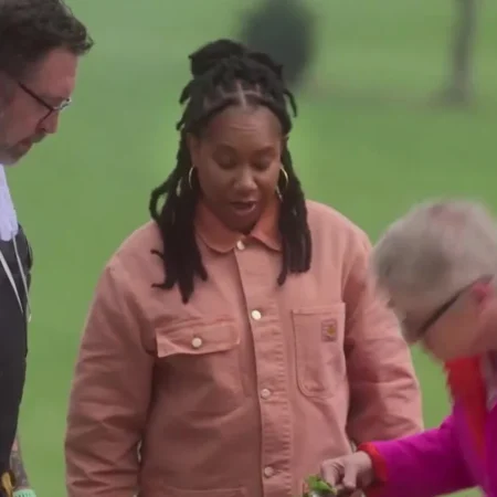 Searching for Soul Food 2023 Alisa Reynolds Pink Jacket