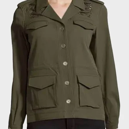 Shadowhunters Alisha Wainwright Green Field Jacket