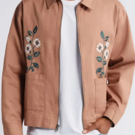 Shop All American Homecoming S03 Damon Sims Floral Embroidered Jacket
