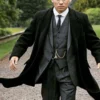 Shop Finn Cole Peaky Blinders Michael Gray Long Black Coat