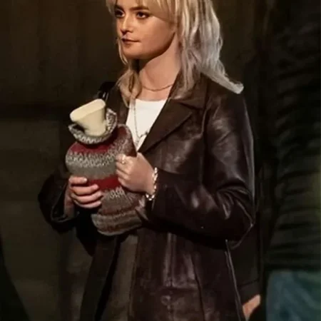Shop Millie Gibson Doctor Who S02 Brown Blazer webp