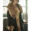 Shop Peaky Blinders S06 Anya Taylor Joy Brown Fur Coat