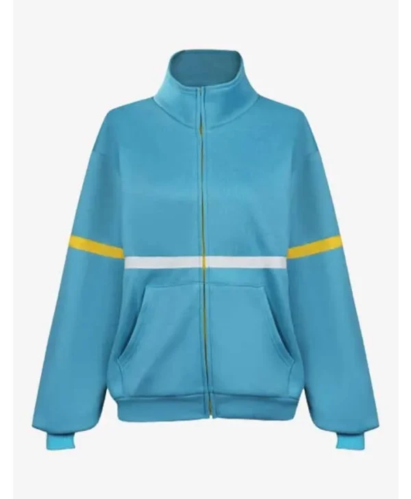 Shop Stranger Things S4 Max Mayfield Blue Jacket webp