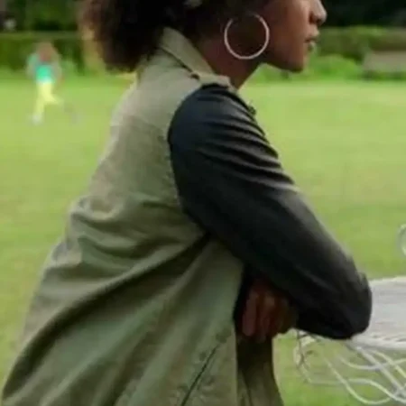 Simona Brown TV Series Behind Her Eyes Louise Green Cotton Jacket