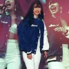 Singer Selena Quintanilla Blue Bomber Jacket