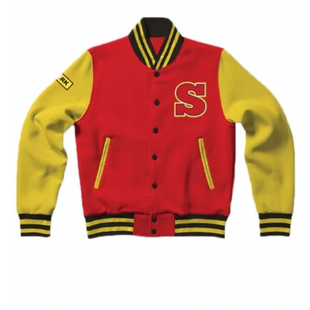 Smallville Clark Kent Crows Varsity Cotton Jacket On Sale webp