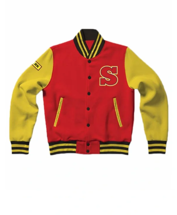 Smallville Clark Kent Crows Varsity Cotton Jacket On Sale webp