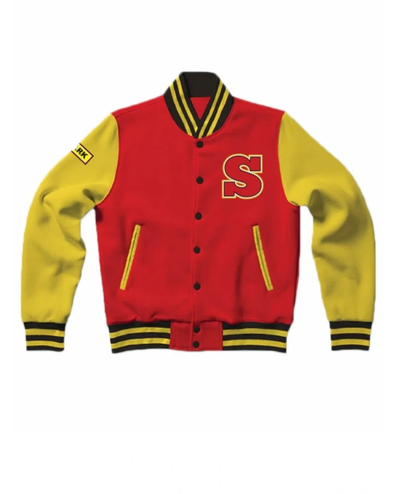 Smallville Clark Kent Crows Varsity Cotton Jacket On Sale webp