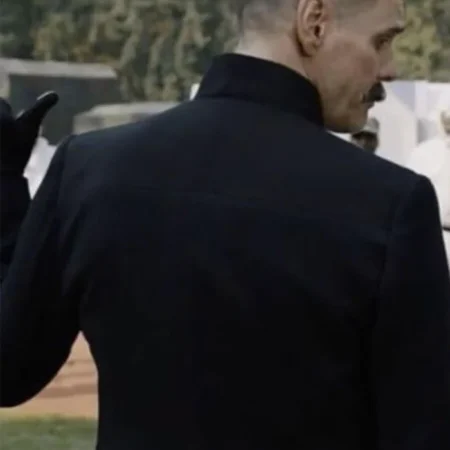 Sonic The Hedgehog Jim Carrey Trench Coat back webp