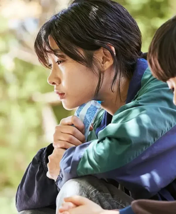 Squid Game Kang Sae Byeok Purple and Green Jacket