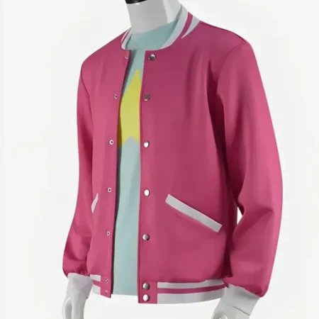 Steven Universe Pink Varsity Jacket webp