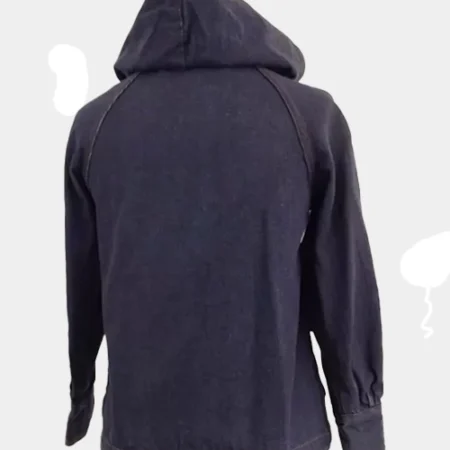 Stranger Things Dustin Henderson Blue Denim Hooded Jacket For Sale webp