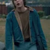 Stranger Things Jonathan Byers Blue Sherpa Denim Jacket webp