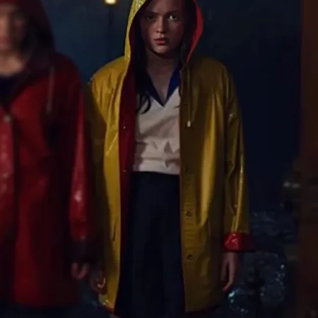 Stranger Things Max Mayfield Red and Yellow Coat For Sale webp