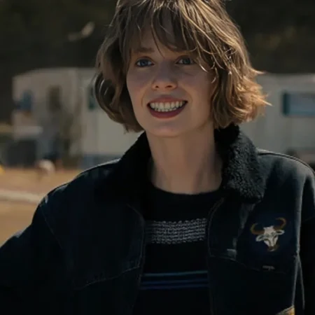 Stranger Things Robin Buckley Black Jacket webp