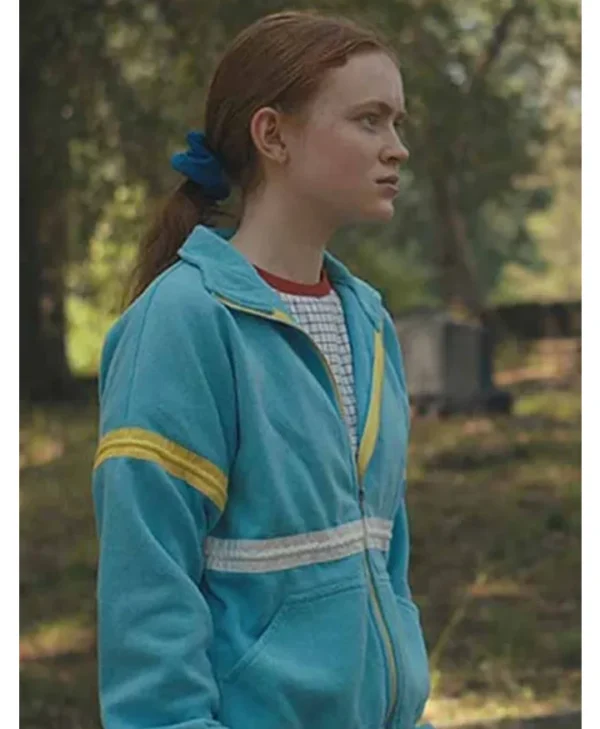 Stranger Things S4 Max Mayfield Blue Jacket webp