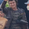Stranger Things Steve Harrington Leather Jacket webp