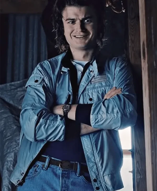 Stranger Things Steve Harrington S01 Blue Jacket webp