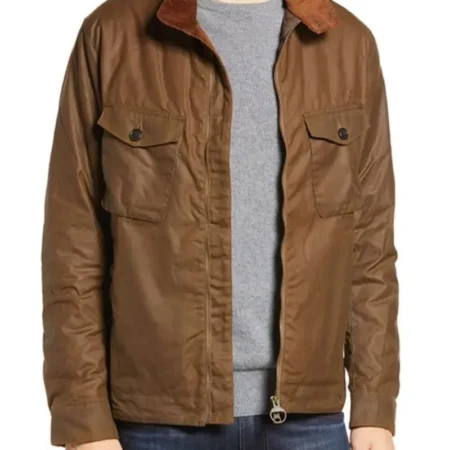 Superman and Lois Jordan Kent Cotton Brown Jacket webp