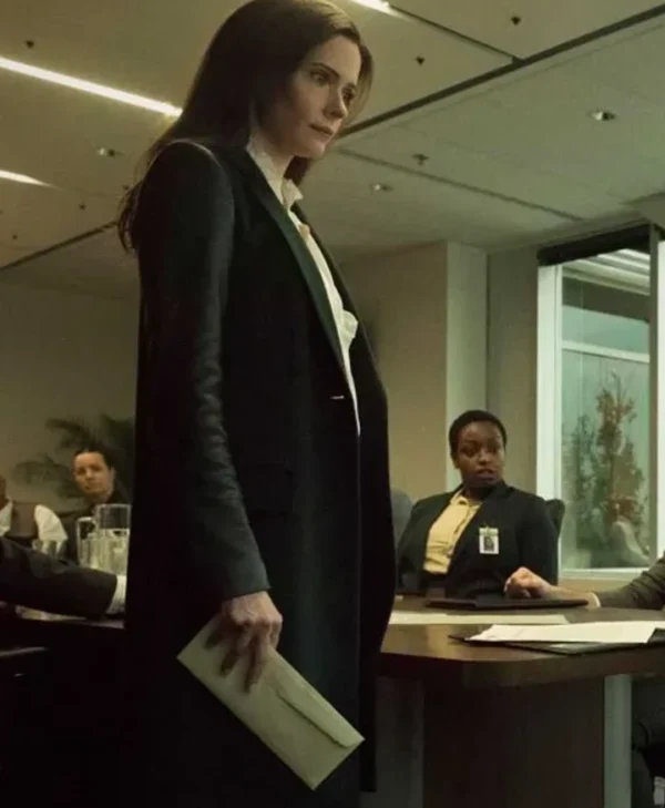 Superman and Lois Lane Leather Black Coat webp