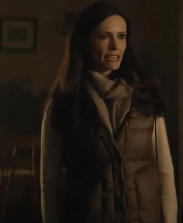 Superman and Lois Lane Parachute Black Puffer Vest webp