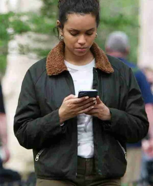 Suspicion Natalie Thompson Fur Collar Jacket front
