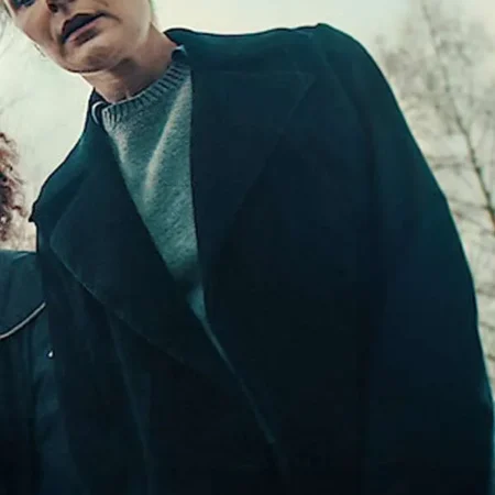 TVSeries Missing You 2025 Nia Emine Black Wool Coat