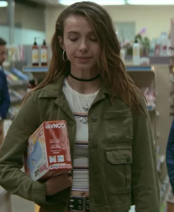 Teenage Bounty Hunters Anjelica Bette Fellini Green Jacket