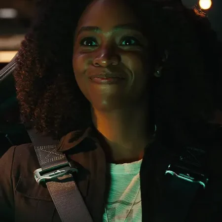 Teyonah Parris The Marvels 2023 Black Jacket