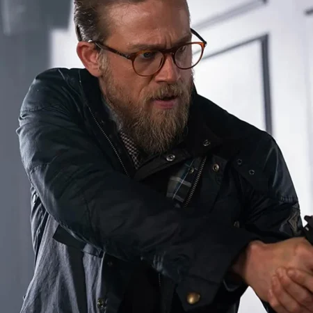 The Gentlemen Ray Black Cotton Field Jacket