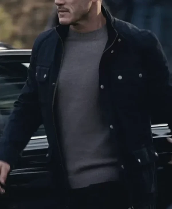 The Girl on the Train Luke Evans Black Jacket