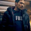 The Hunting Party S01 Nick Wechsler Black Puffer Jacket Side webp