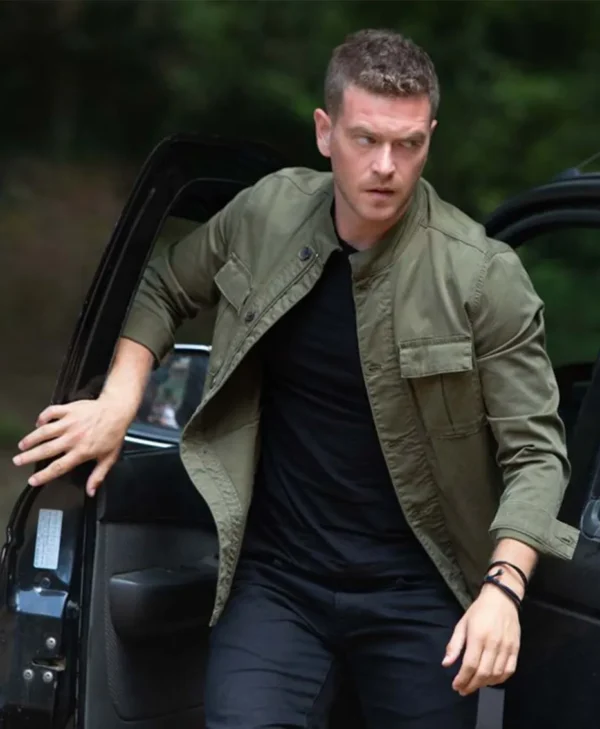 The Protector Engin Ozturk Green Cotton Jacket front