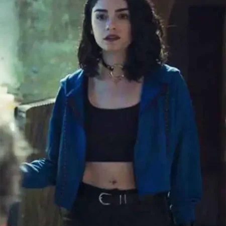 The Protector Hazar Erguclu Blue Cropped Jacket