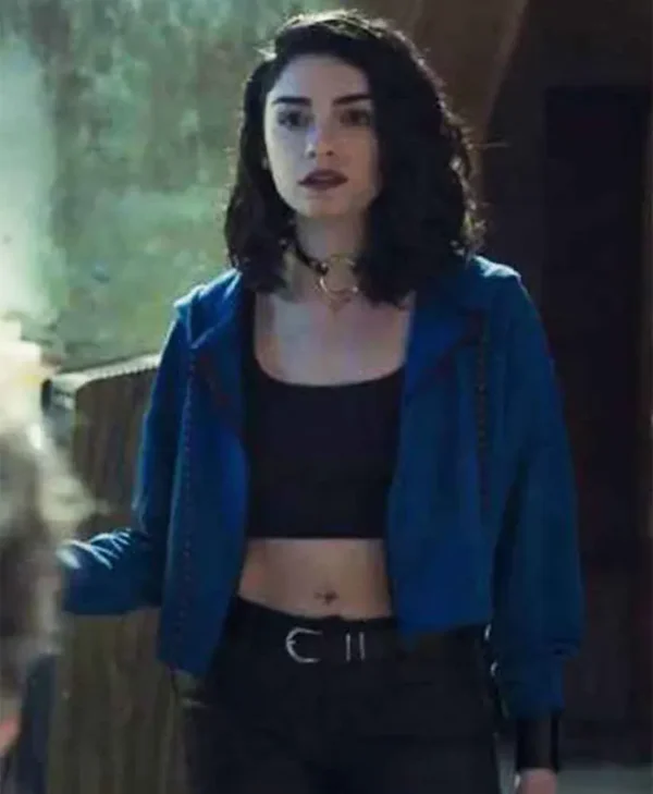 The Protector Hazar Erguclu Blue Cropped Jacket