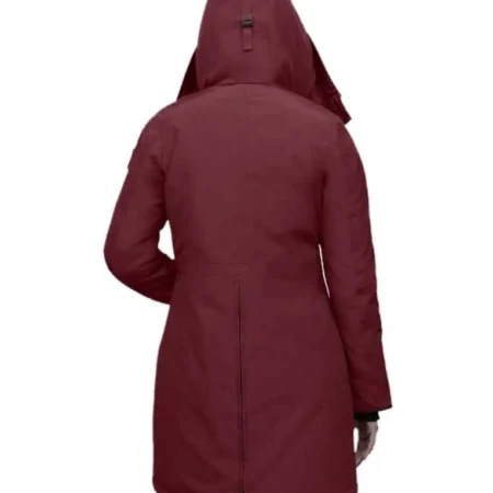 The Republic of Sarah Cooper Parka Hood Coat back