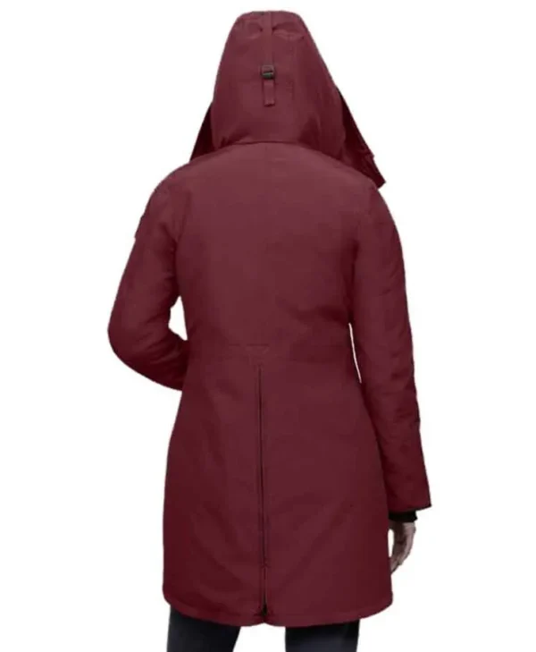 The Republic of Sarah Cooper Parka Hood Coat back