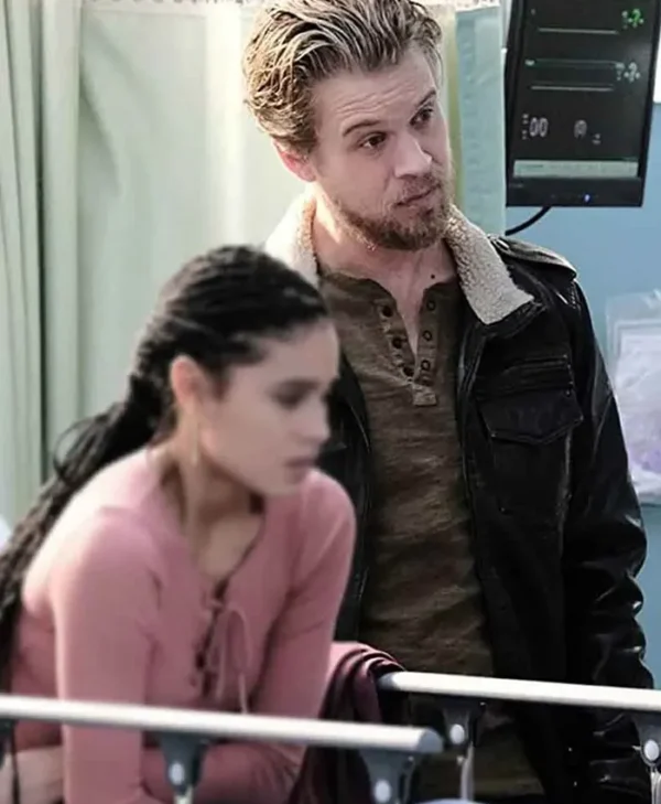 The Resident S03 Marcus Thompson Leather Jacket on Sale webp