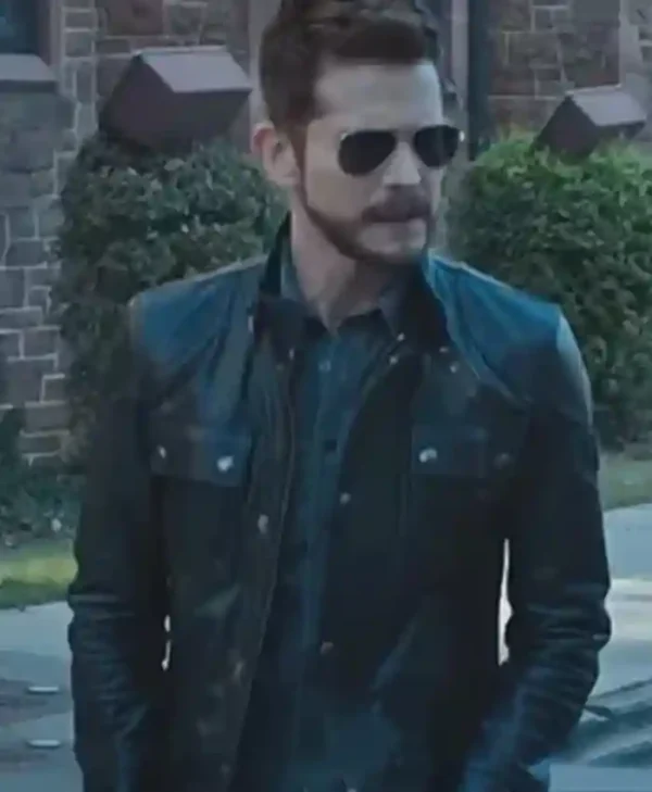 The Resident S05 Conrad Hawkins Leather Jacket front webp