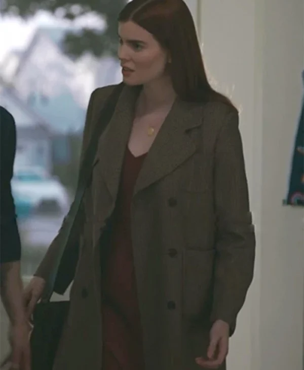 The Resident S06 Kincaid Sullivan Brown Coat webp
