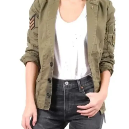 The Rookie S03 Nyla Harper Green Jacket Front