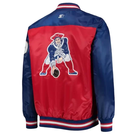 The Tradition New England Patriots Jacket back webp