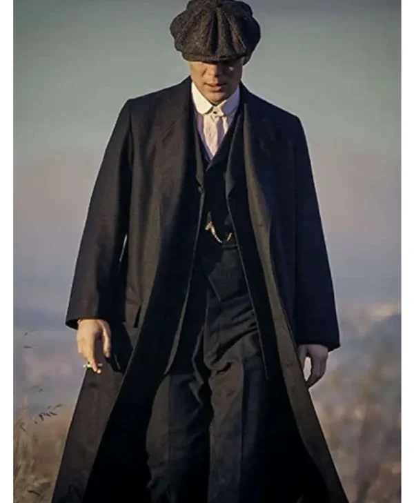 Thomas Shelby Peaky Blinders Black Trench Coat