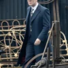 Thomas Shelby Peaky Blinders Blue Suit Side View