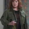 Thunder Force Lydia Berman Green Cotton Jacket webp