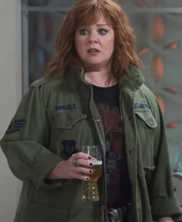 Thunder Force Lydia Berman Green Cotton Jacket webp