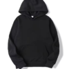 Unisex Pullover Black Hoodie