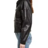 Uraban Edge Lambskin Bomber Jacket Side webp