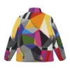Vibrant Rainbow Puffer Jacket for sale