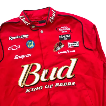 Vintage Budweiser Nascar Racing Jacket red